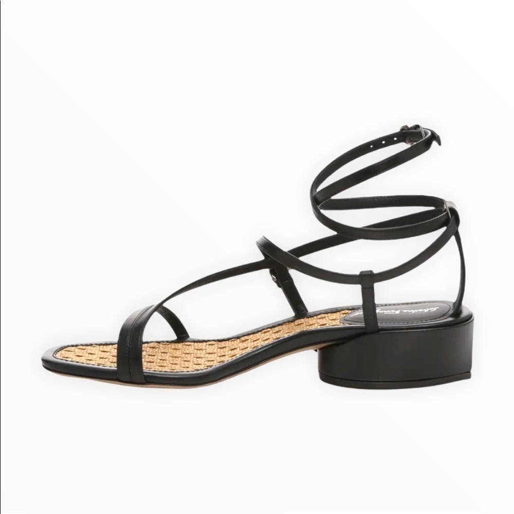 NIB Salvatore Ferragamo Egadi 30 Leather Sandal - Picture 5 of 9